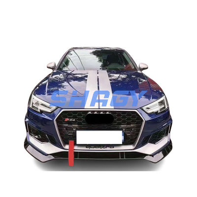 Audi A4 B9 aangepast naar RS4 voorbumper met PP 4.5 grille
