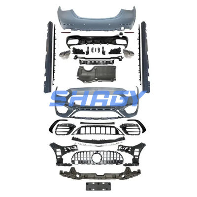 C63 AMG Auto Accessoires Autoonderdelen Front Bumper Lip Grille Body Kit Voor Benz W206